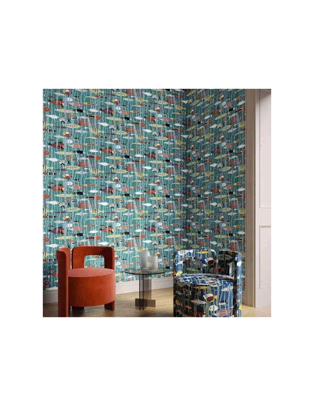 Papier peint Recif Azur, Lelièvre Papier Peint Recif Azur, Lelièvre -Deco En Ligne Magasin papier peint recif azur lelievre 2