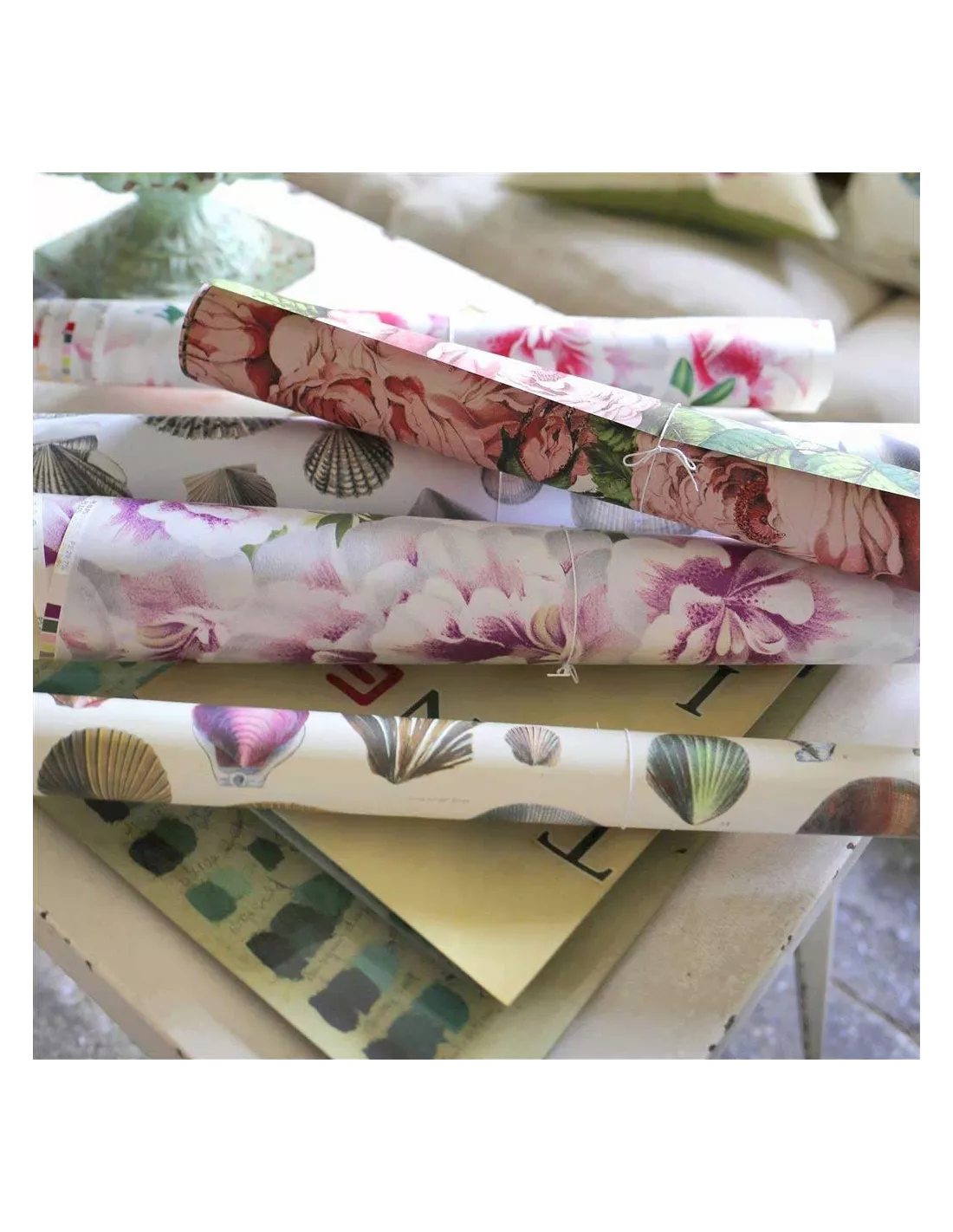 Papier peint Variegated Azalea Mimosa, John Dorian Papier Peint Variegated Azalea Mimosa, John Dorian -Deco En Ligne Magasin papier peint variegated azalea mimosa john dorian 1