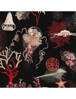 Papier Peint Vinyle Corail Noir, Jean Paul Gaultier