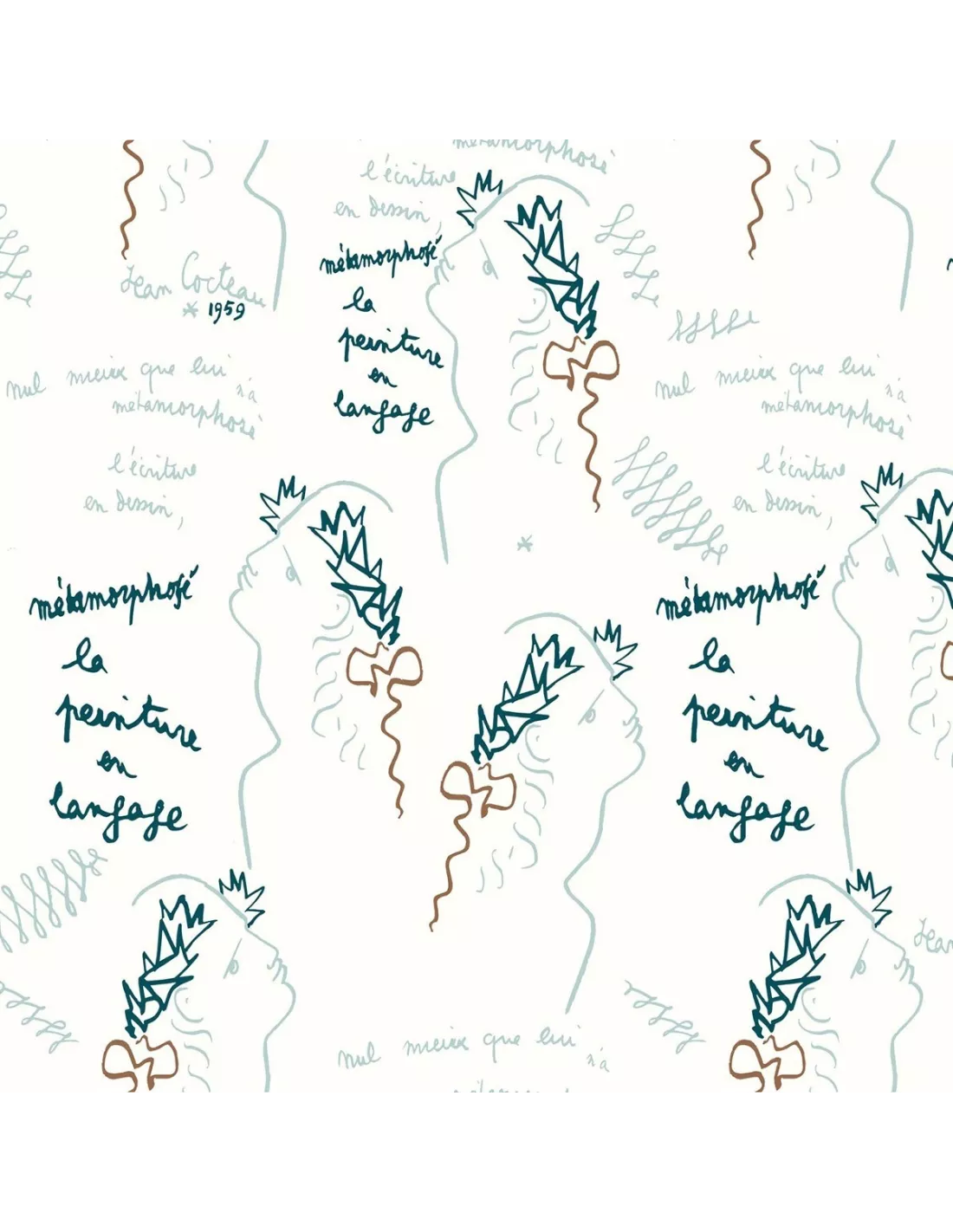 Papier peint vinyle Ecriture ciel, Lelièvre Papier Peint Vinyle Ecriture Ciel, Lelièvre -Deco En Ligne Magasin papier peint vinyle ecriture ciel lelievre