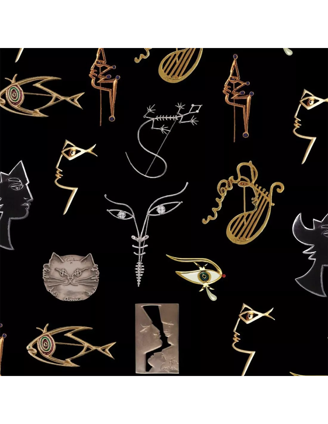 Papier peint vinyle Joyaux Noir, Lelièvre Papier Peint Vinyle Joyaux Noir, Lelièvre -Deco En Ligne Magasin papier peint vinyle joyaux noir lelievre