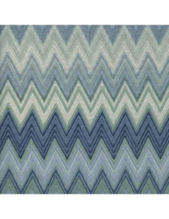 Papier Peint Zig Zag Bleu, Missoni Home
