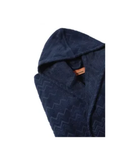 Peignoir Capuche Chalk Bleu Marine, Missoni Home 2 Peignoir Capuche Chalk Bleu Marine, Missoni Home -Deco En Ligne Magasin peignoir capuche chalk bleu marine missoni home 1