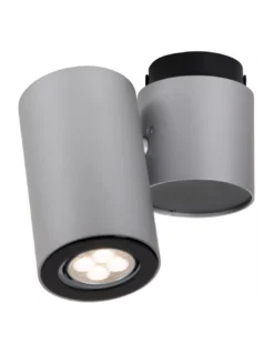 Plafonnier Barro Argent, Linea Verdace