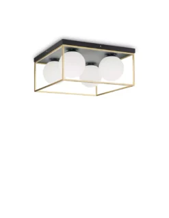 Plafonnier Lingotto 45x45, Ideal Lux