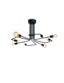 Plafonnier Triumph Noir, Ideal Lux
