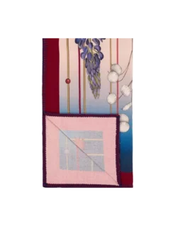 Plaid Amytis Indigo, Christian Lacroix 2 Plaid Amytis Indigo, Christian Lacroix -Deco En Ligne Magasin plaid amytis indigo christian lacroix 2