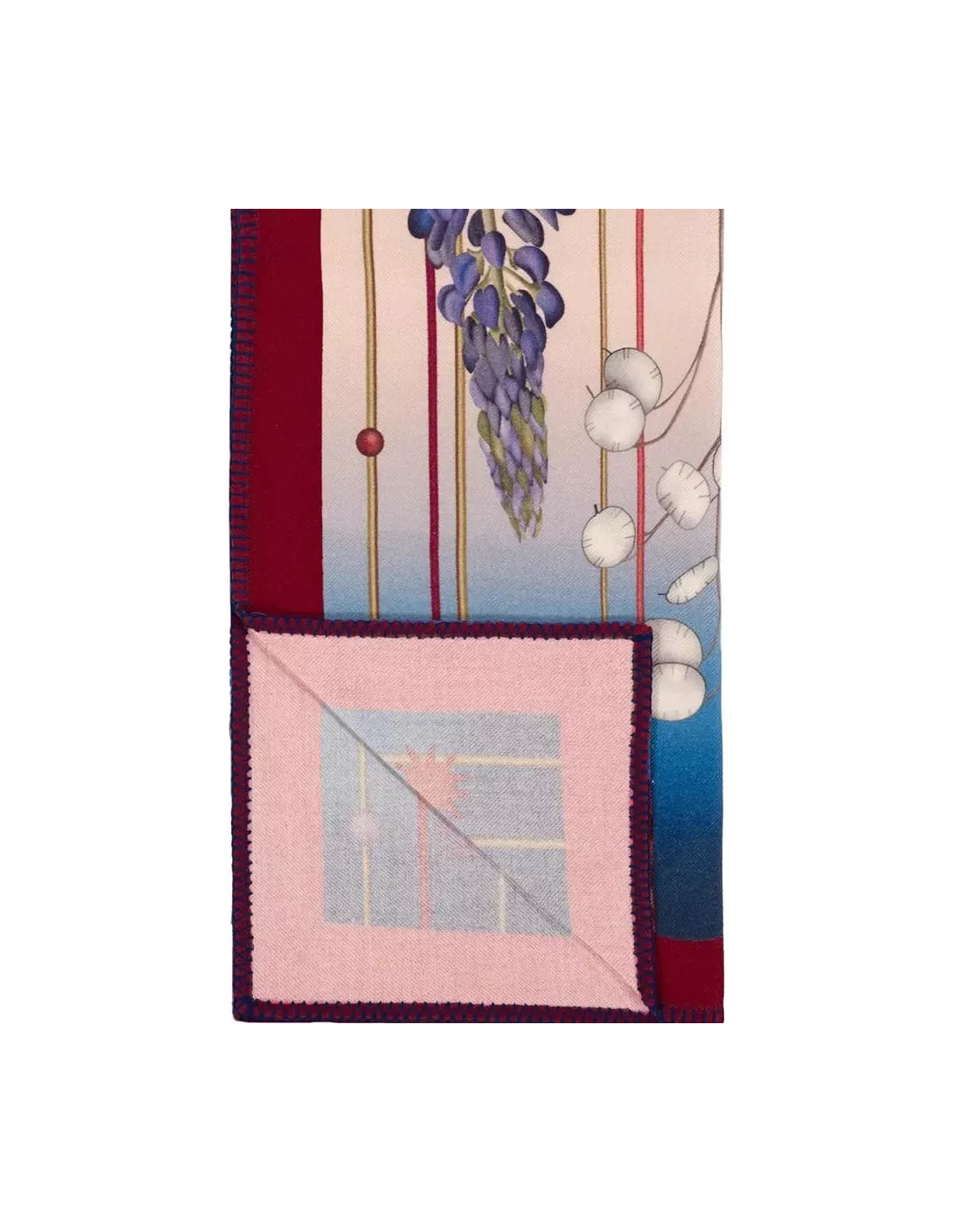 Plaid Amytis Indigo, Christian Lacroix Plaid Amytis Indigo, Christian Lacroix -Deco En Ligne Magasin plaid amytis indigo christian lacroix 2