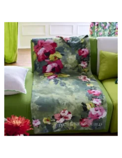 Plaid Ghirlanda Emerald, Designers Guild 2 Plaid Ghirlanda Emerald, Designers Guild -Deco En Ligne Magasin plaid ghirlanda emerald designers guild 2