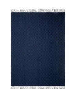 Plaid Koko Bleu Laine, K3 Design By Kenzo Takada