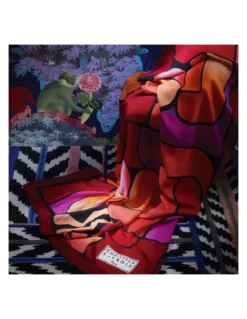 Plaid Lacroix Graphe Magenta, Christian Lacroix -Deco En Ligne Magasin plaid lacroix graphe magenta christian lacroix 3