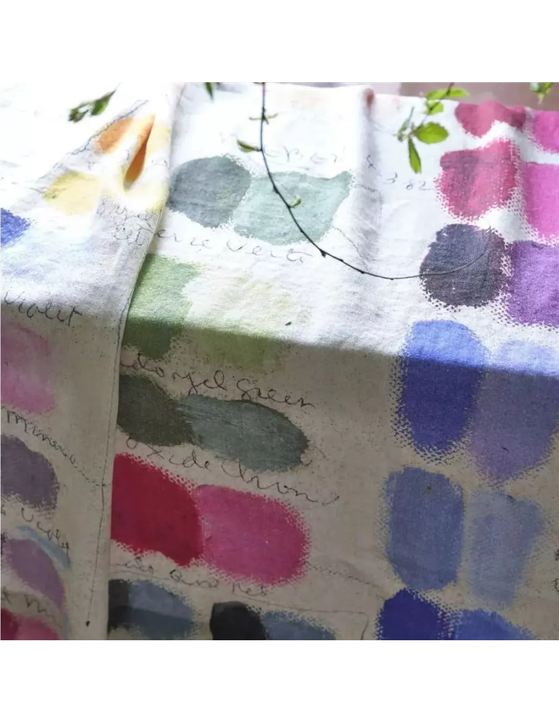 Plaid Mixed Tones Canvas, John Derian Plaid Mixed Tones Canvas, John Derian -Deco En Ligne Magasin plaid mixed tones canvas john derian 2