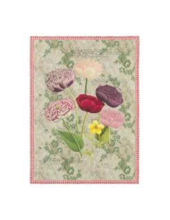 Plaid Poppy Study Violet, John Derian