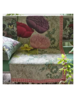 Plaid Poppy Study Violet, John Derian 3 Plaid Poppy Study Violet, John Derian -Deco En Ligne Magasin plaid poppy study violet john derian 3