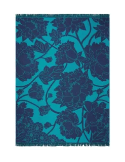 Plaid Tan Sai Bleu, K3 Design By Kenzo Takada -Deco En Ligne Magasin plaid tan sai bleu k3 design by kenzo takada 3