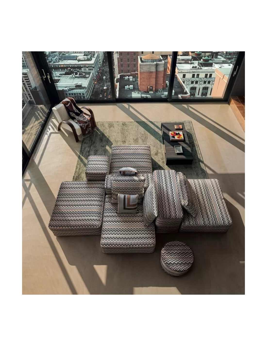 Pouf Belfast 160, Missoni Home Pouf Belfast 160, Missoni Home -Deco En Ligne Magasin pouf belfast 160 missoni home 2