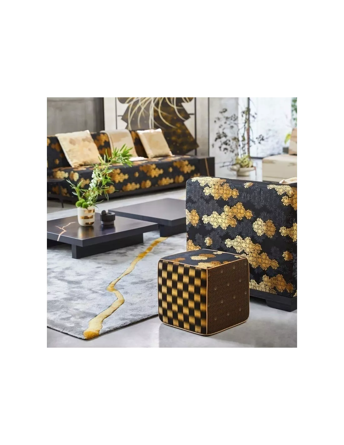 Pouf Shogun Kori, K3 design by Kenzo Takada Pouf Shogun Kori, K3 Design By Kenzo Takada -Deco En Ligne Magasin pouf shogun kori k3 design by kenzo takada 1