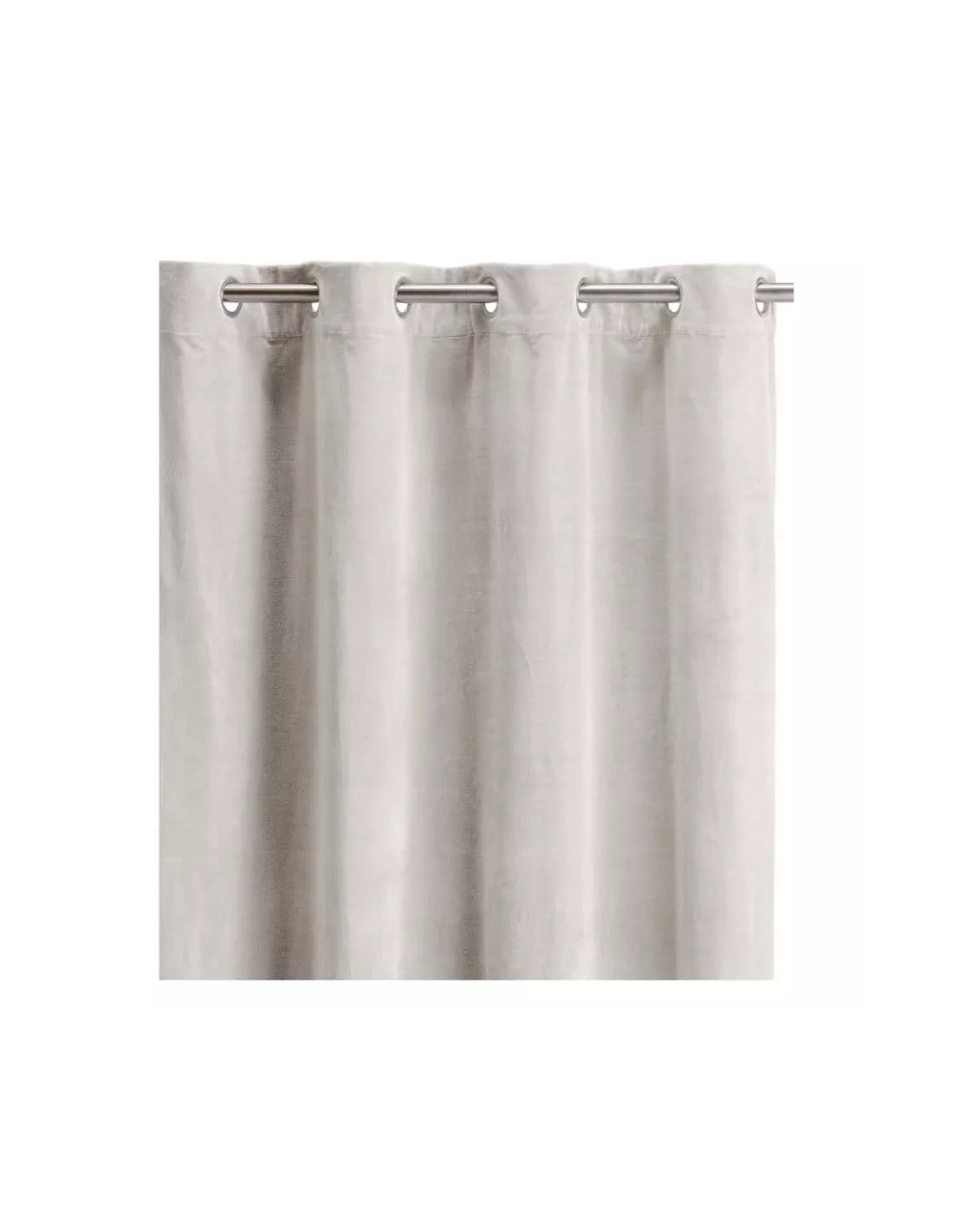 Rideau velours grege Elise, Vivaraise Rideau Velours Grege Elise, Vivaraise -Deco En Ligne Magasin rideau velours grege elise vivaraise