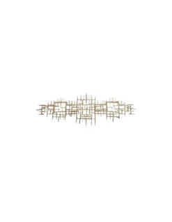 Sculpture En Métal Doré, Thai Natura