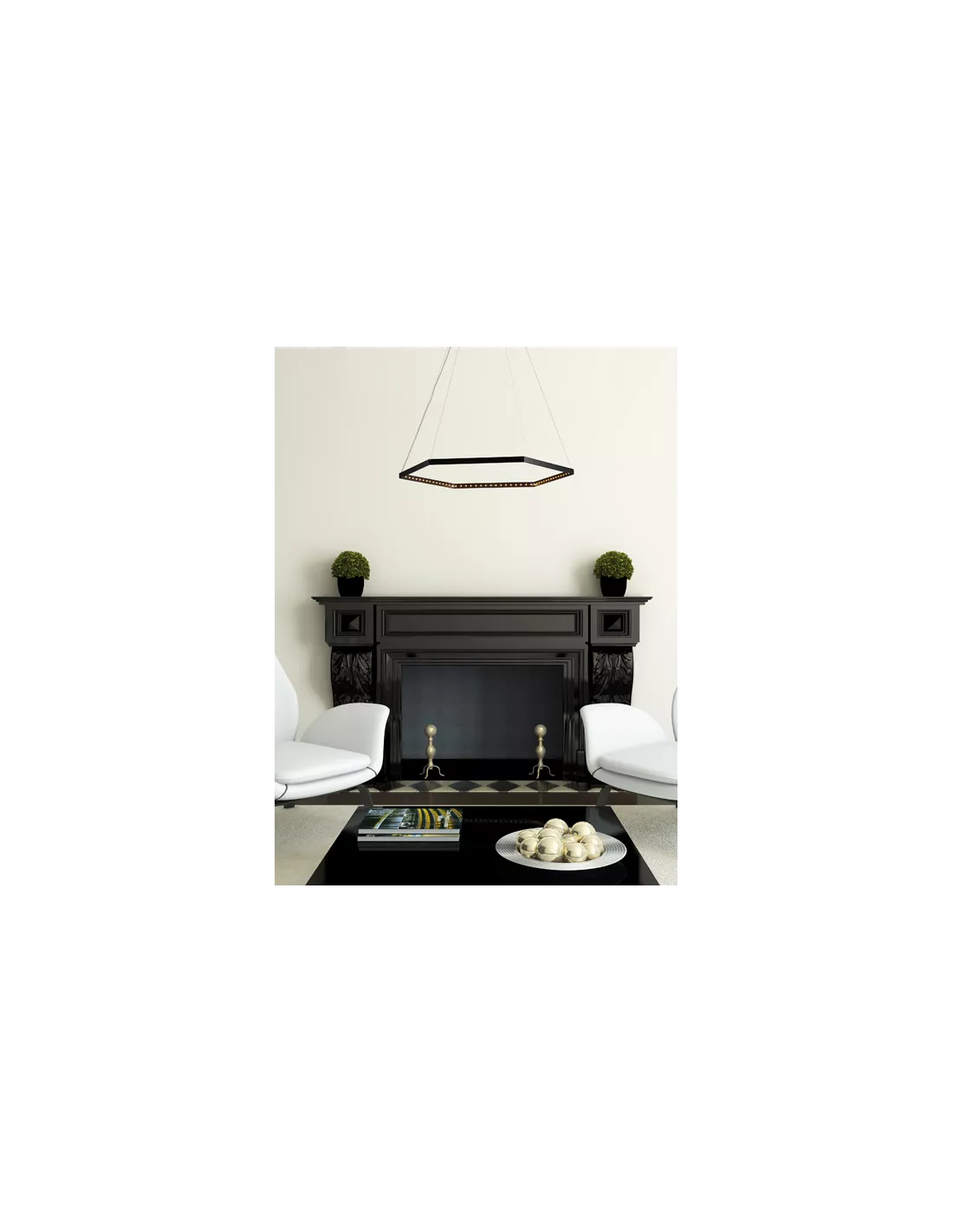 Suspension Hexa noire Le Deun Luminaires Suspension Hexa Noire Le Deun Luminaires -Deco En Ligne Magasin suspension hexa noire le deun luminaires 1