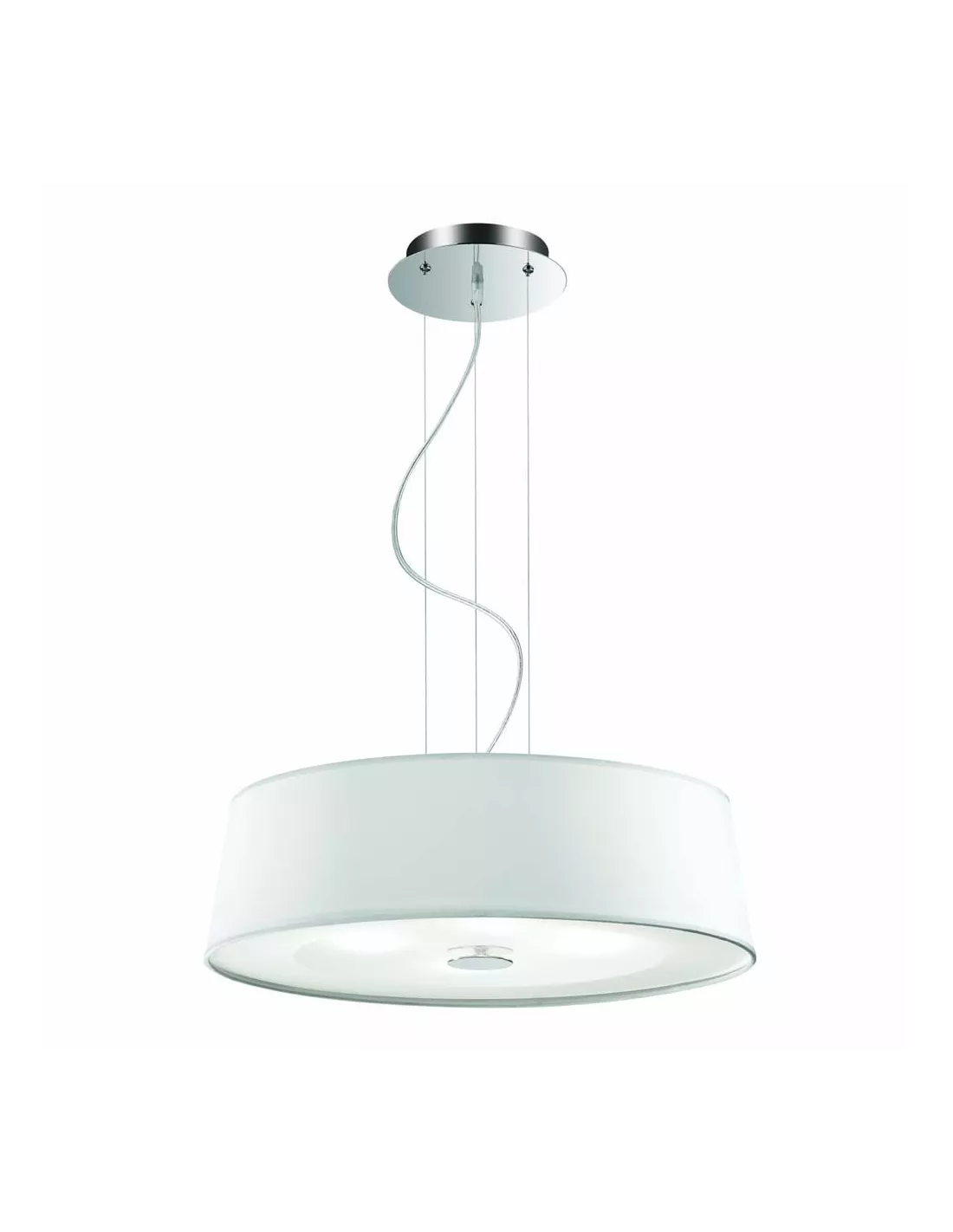 Suspension Hilton SP4 blanche, Ideal Lux Suspension Hilton SP4 Blanche, Ideal Lux -Deco En Ligne Magasin suspension hilton sp4 blanche ideal