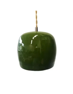 Suspension Marcel Vert Foncé Artisanale, Nexel Edition