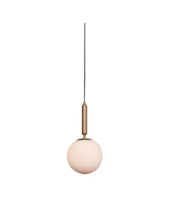 Suspension Moon Blanc/Doré