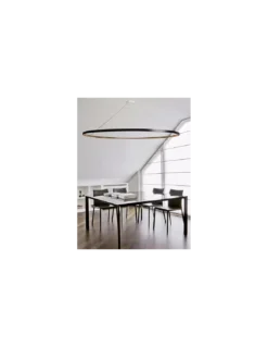 Suspension Omega Noire Ø120, Le Deun Luminaires