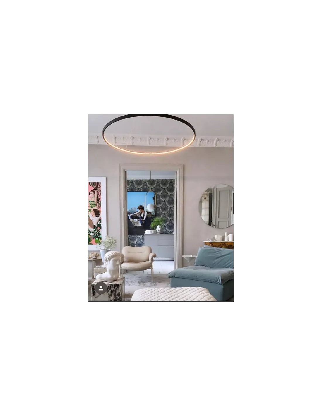 Suspension Omega noire Ø120, Le Deun Luminaires Suspension Omega Noire Ø120, Le Deun Luminaires -Deco En Ligne Magasin suspension omega noire o120 le deun luminaires 3