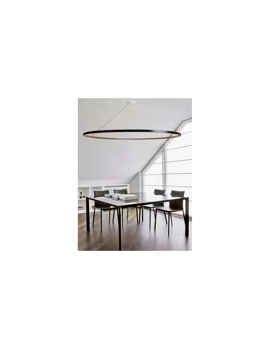 Suspension Omega noire Ø120, Le Deun Luminaires Suspension Omega Noire Ø120, Le Deun Luminaires -Deco En Ligne Magasin suspension omega noire o120 le deun luminaires