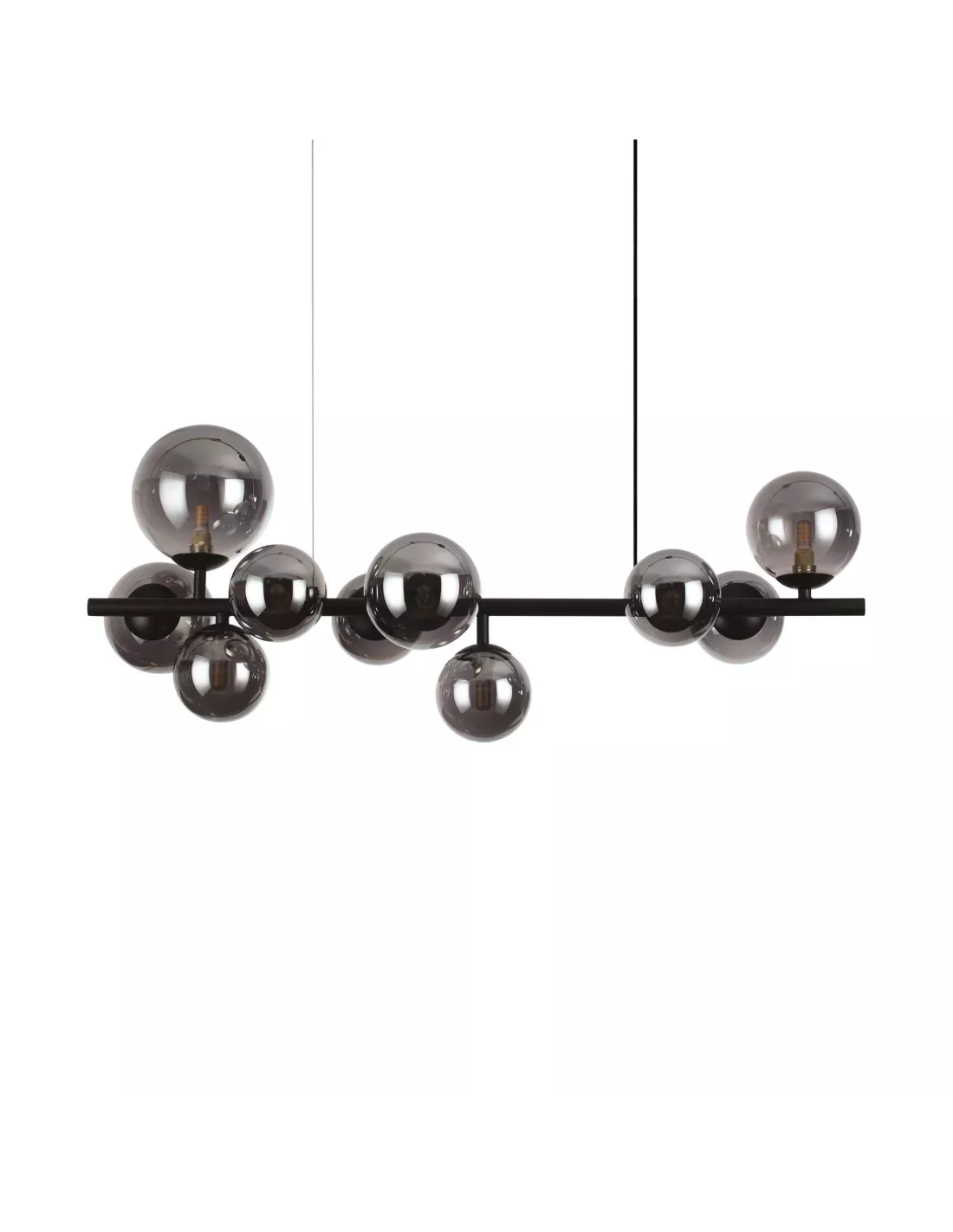 Suspension Perlage noire, Ideal Lux Suspension Perlage Noire, Ideal Lux -Deco En Ligne Magasin suspension perlage noire ideal