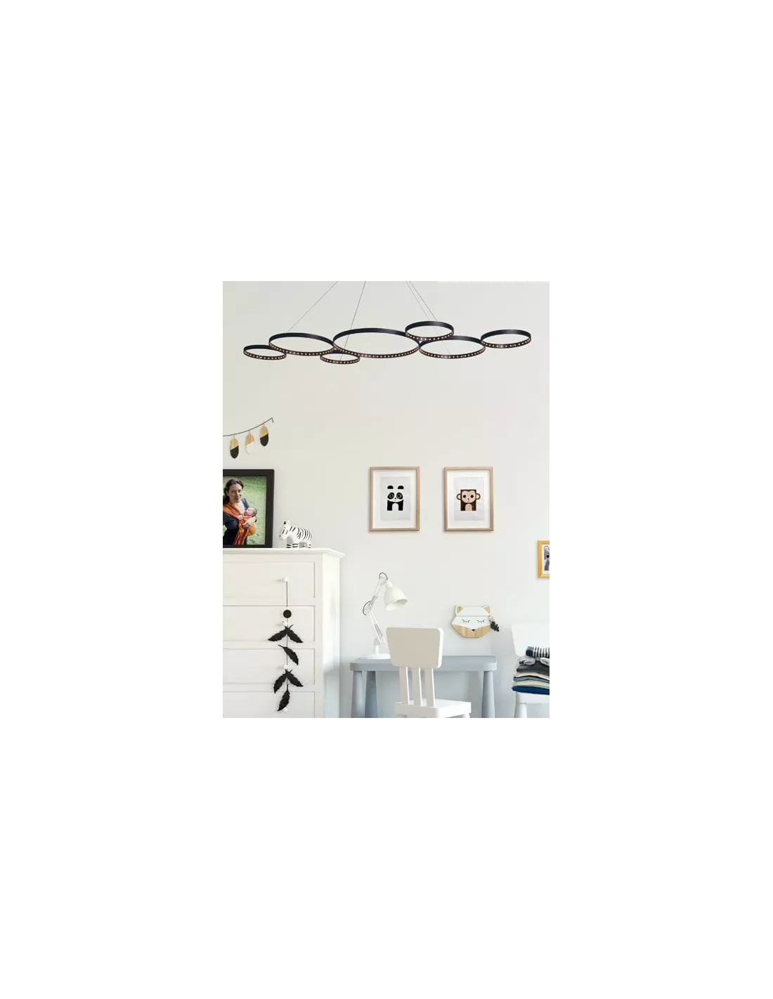 Suspension Ultra 8 XS noire, Le Deun Luminaires Suspension Ultra 8 XS Noire, Le Deun Luminaires -Deco En Ligne Magasin suspension ultra 8 xs noire le deun luminaires 1