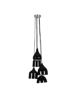 Suspension Vintage Noire Linea Verdace