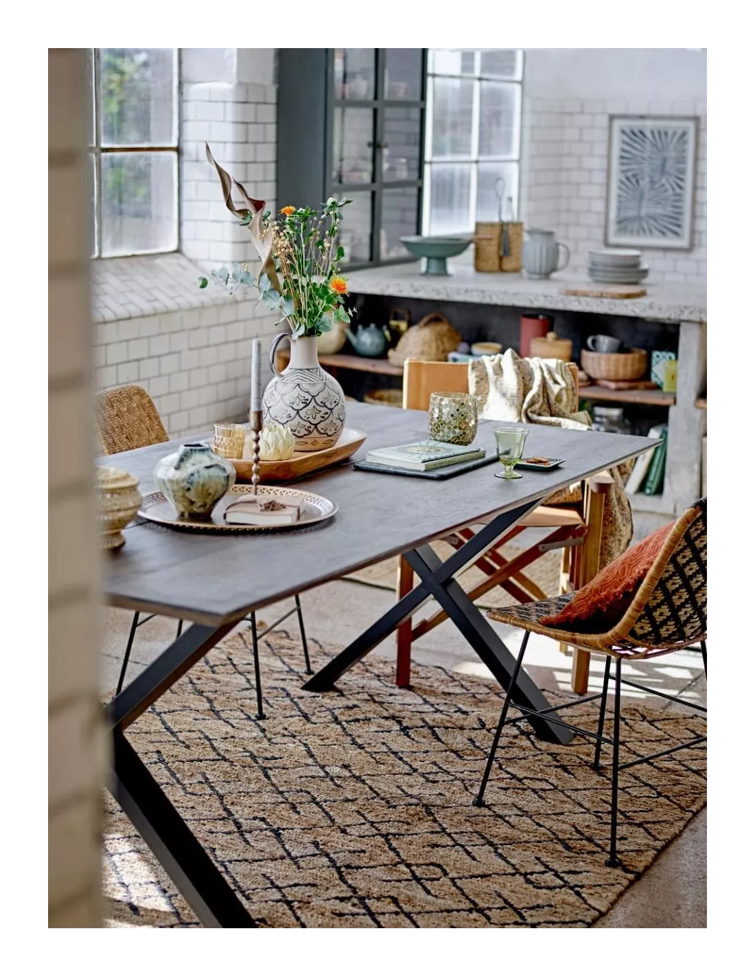 Table à manger à rallonges en chêne Maldon, Bloomingville Table à Manger à Rallonges En Chêne Maldon, Bloomingville -Deco En Ligne Magasin table a manger a rallonges en chene maldon bloomingville 1