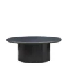 Table Basse Ronde Noire Plesse Ø90