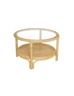 Table Basse Rotin Riviera Ø66, KOK Maison