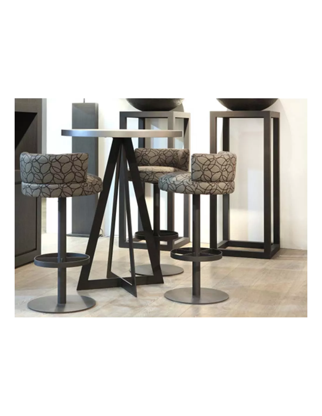 Table de bar Baron ronde, PH Collection Table De Bar Baron Ronde, PH Collection -Deco En Ligne Magasin table de bar baron ronde ph collection 1