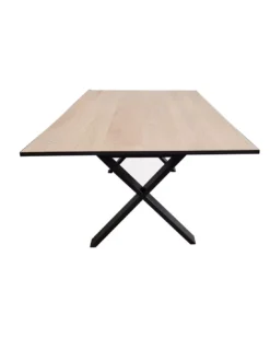 Table De Salle à Manger Cross à Rallonges -Deco En Ligne Magasin table de salle a manger cross a rallonges 2