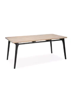 Table Repas Bois Naturel Grisé/noir, Thai Natura