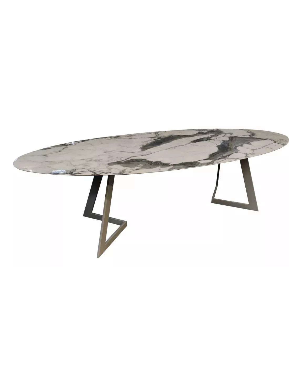 Table repas Céramique ovale Zappa Table Repas Céramique Ovale Zappa -Deco En Ligne Magasin table repas ceramique ovale zappa