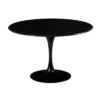 Table Marbre Ronde Noire Marbella D120