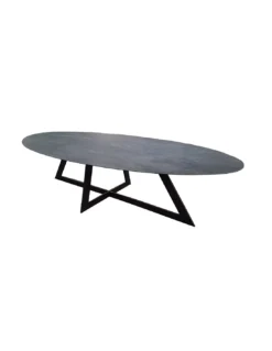 Table Repas Outdoor Céramique Carat Ovale 11 FINITIONS