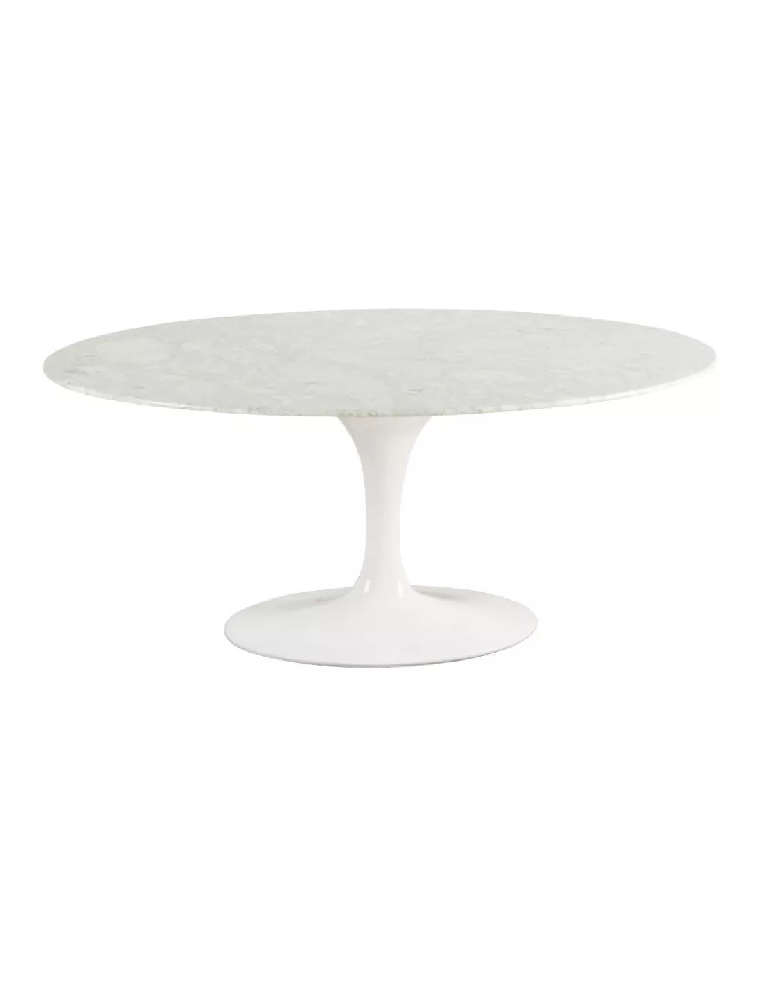Table ovale blanche en marbre Marbella 180cm Table Ovale Blanche En Marbre Marbella 180cm -Deco En Ligne Magasin table repas ovale en marbre blanc 180cm