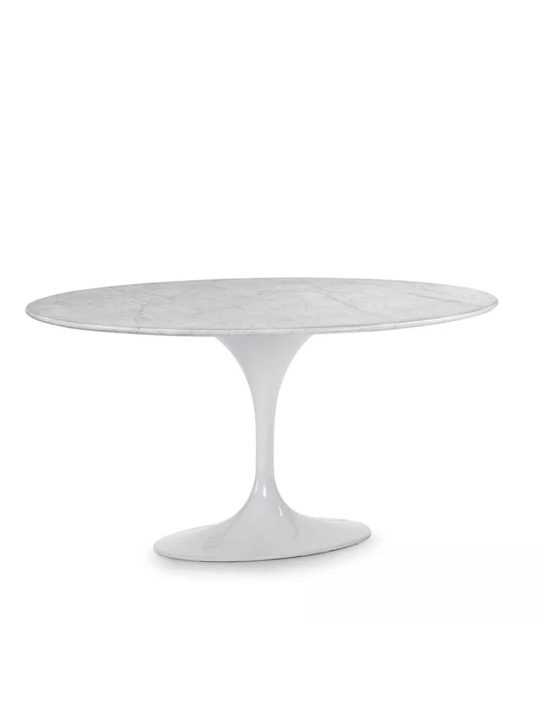 Table ovale blanche en marbre, Thai Natura Table Ovale Blanche En Marbre, Thai Natura -Deco En Ligne Magasin table repas ovale marbre blanc thai natura