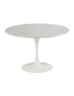 Table Marbre Ronde Blanc Marbella D120