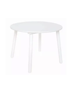 Table Ronde Blanche Bois, JaBaDaBaDo