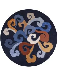 Tapis Ellipse Indigo, Lelievre