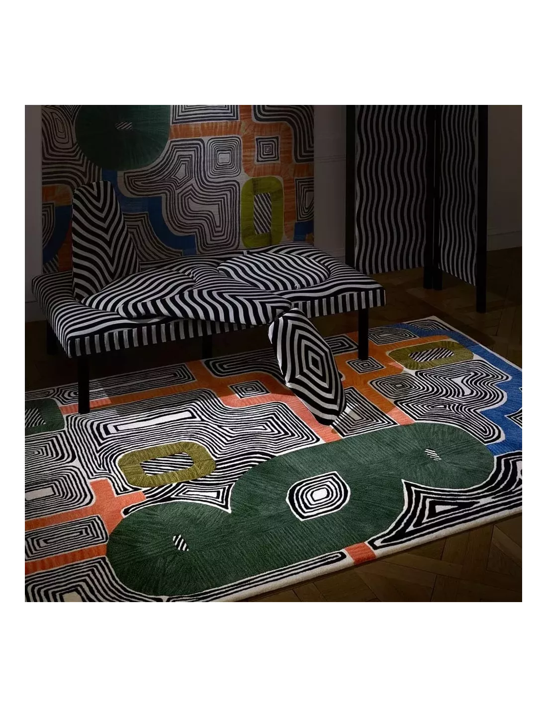 Tapis En Allant aux Baux, Christian Lacroix Tapis En Allant Aux Baux, Christian Lacroix -Deco En Ligne Magasin tapis en allant aux baux christian lacroix 1