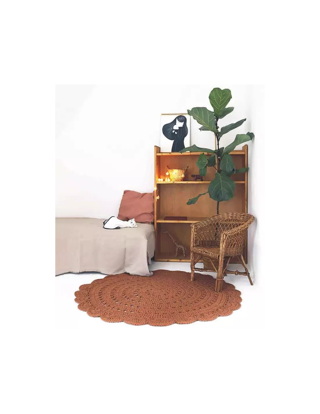 Tapis enfant Alma rond ambre, Nattiot Tapis Enfant Alma Rond Ambre, Nattiot -Deco En Ligne Magasin tapis enfant alma rond ambre nattiot 1