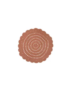 Tapis Enfant Alma Rond Ambre, Nattiot